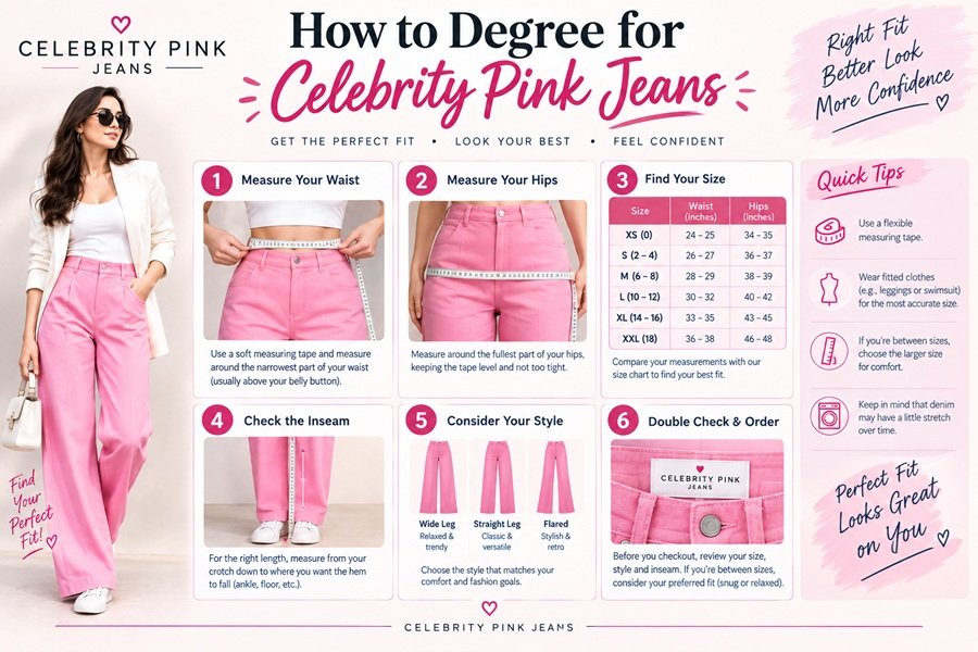 Celebrity Pink Jeans Size Chart