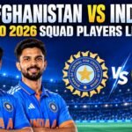 Afghanistan vs India T20 2026 Squad Players List