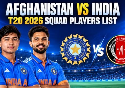 Afghanistan vs India T20 2026 Squad Players List