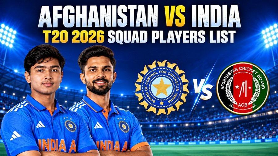 Afghanistan vs India T20 2026 Squad Players List