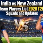 India vs New Zealand Team Players List 2026 T20
