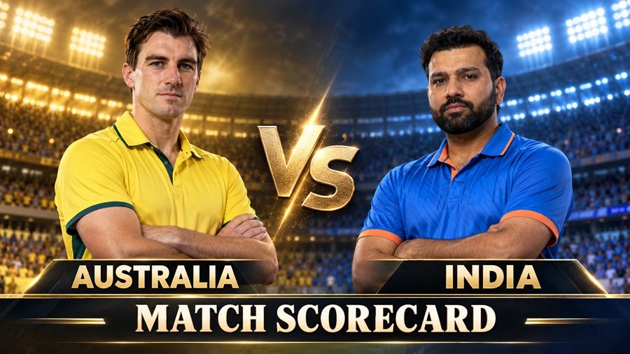 Australian Men’s Cricket Team vs India National Cricket Team Match Scorecard