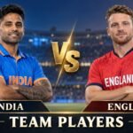 India National Cricket Team vs England Cricket Team players