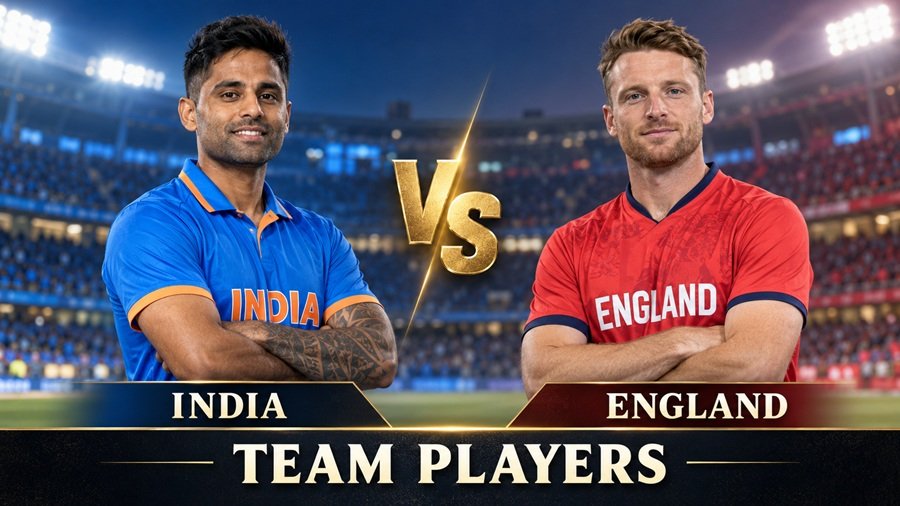 India National Cricket Team vs England Cricket Team players